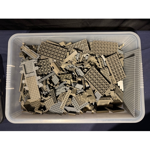 119 - LEGO - Bulk Box of Sorted Grey Loose Pieces - 6kg