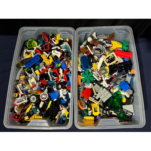 123 - LEGO - Two Bulk Box of Assorted Loose Pieces including Harry Potter + others from last 20+ years - 1... 