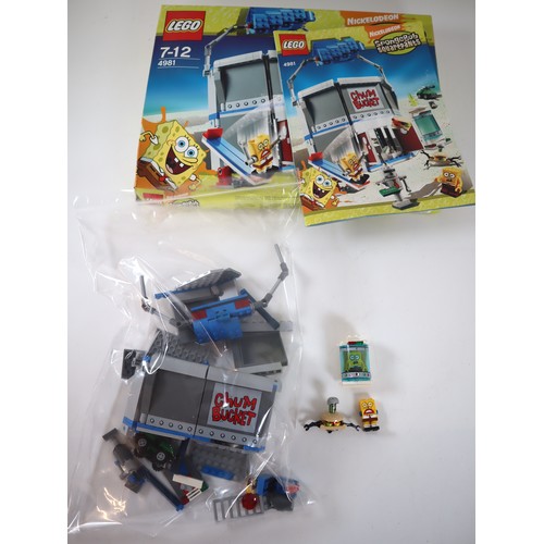 86 - LEGO - Spongebob Squarepants 4982, 4981 + 3832 complete, with minifigures and instructions