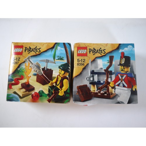 90 - LEGO Pirates - 6243 Brickbeard's Bounty, 6241 Loot Island + 8396 & 8397 Sets All Sealed