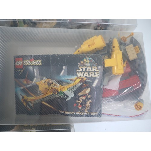 94 - LEGO - Vintage Star Wars Collection of unboxed Sets, with instructions - 7143, 7141, 6210, 7153 + ot... 