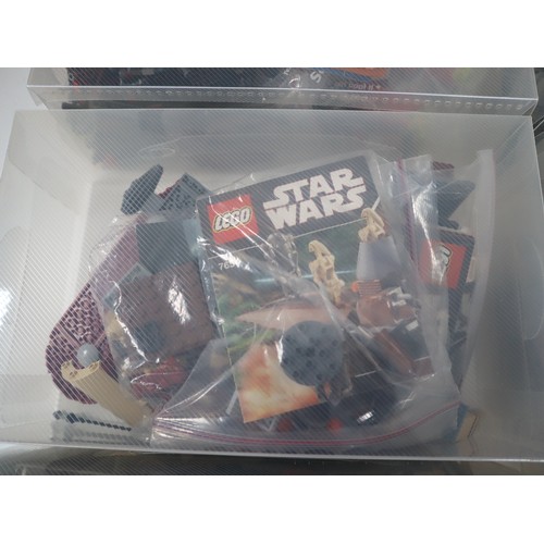 94 - LEGO - Vintage Star Wars Collection of unboxed Sets, with instructions - 7143, 7141, 6210, 7153 + ot... 