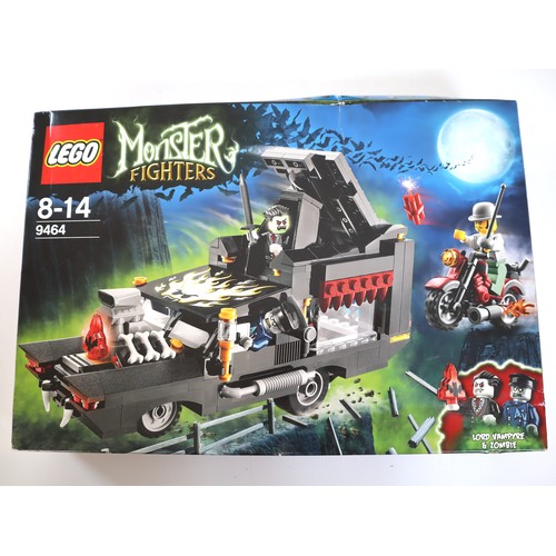 131 - LEGO Monster Fighters - 10228 Haunted House, 9464 Vampyre Hearse (Sealed) + 9462 The Mummy