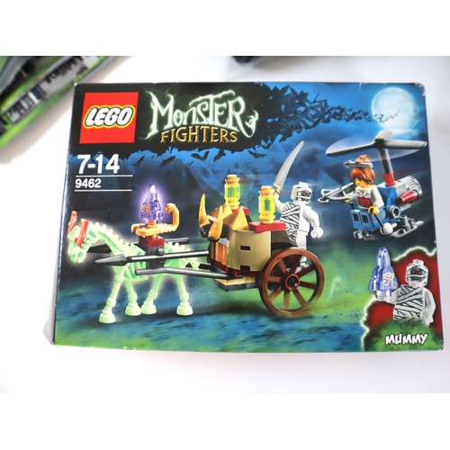 131 - LEGO Monster Fighters - 10228 Haunted House, 9464 Vampyre Hearse (Sealed) + 9462 The Mummy