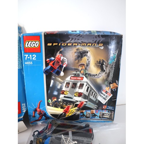 139 - LEGO Spiderman - 4855, 4852 & 4851 (not boxed)