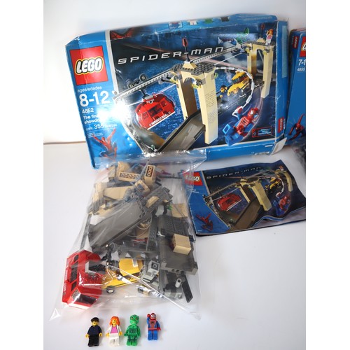 139 - LEGO Spiderman - 4855, 4852 & 4851 (not boxed)