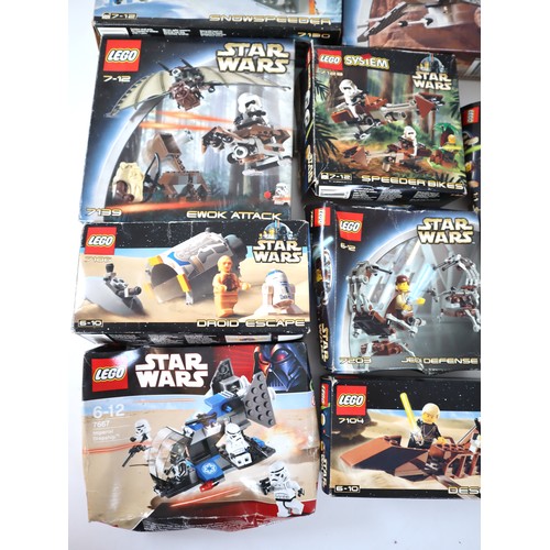 142 - LEGO Star Wars Boxed Collection include sets 7143, 7667, 7104, 7204, 7201, 7128, 7203, 7106, 7139, 7... 