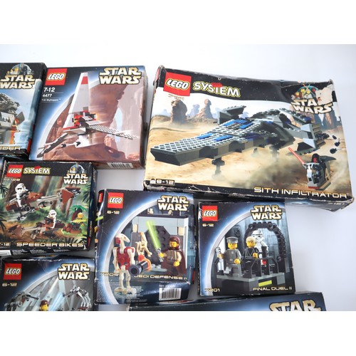 142 - LEGO Star Wars Boxed Collection include sets 7143, 7667, 7104, 7204, 7201, 7128, 7203, 7106, 7139, 7... 