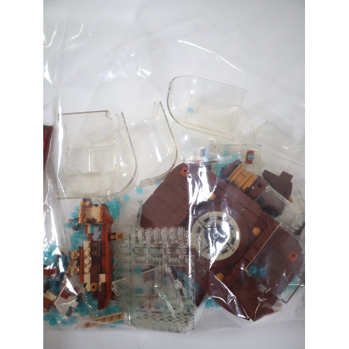 149 - LEGO - 21326 Winnie Pooh Tree House, 10258 London Bus & 21313 Ship in bottle - Loose no instructions