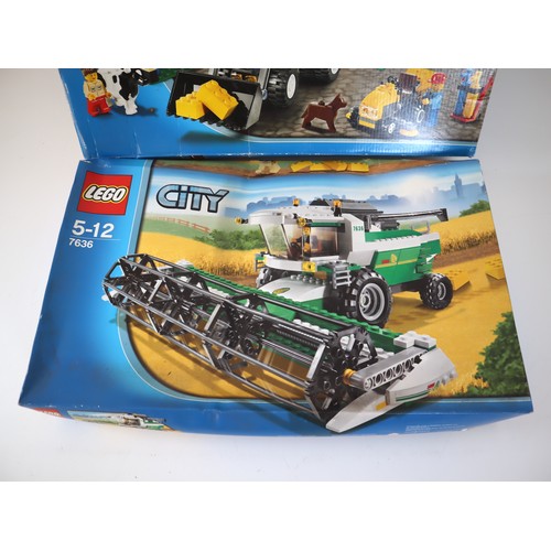 160 - LEGO City -  7636 Harvester Transport Sealed & 7637 Farm Set