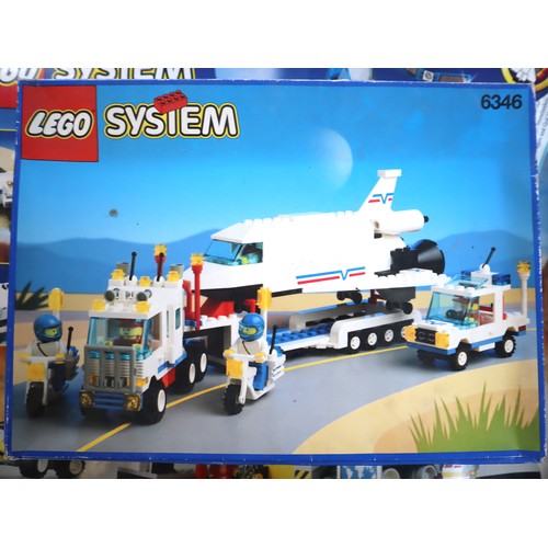 161 - LEGO System Space - 6456 Mission Control, 6346 Shuttle Launch Crew, 6544 Shuttle Transcom 2, 6454, 6... 