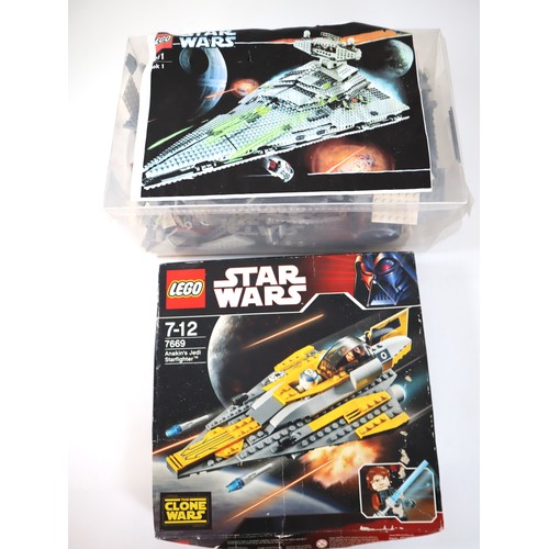 162 - LEGO Star Wars - 6211 Imperial Star Destroyer + Sealed 7669 Anakins Jedi Starfighter