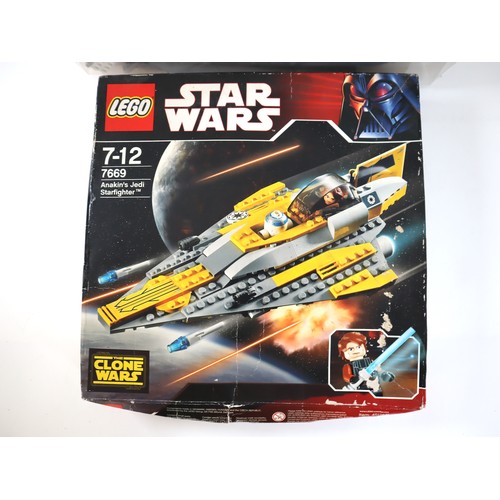 162 - LEGO Star Wars - 6211 Imperial Star Destroyer + Sealed 7669 Anakins Jedi Starfighter