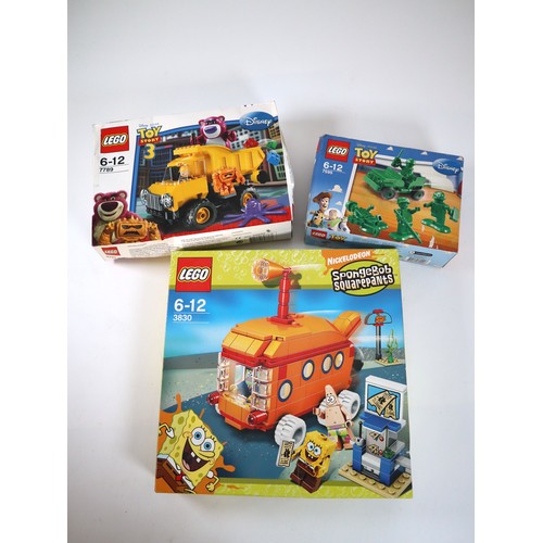 165 - LEGO Toy Story & Spongebob Squarepants Sets - 7595, 7789, 3830