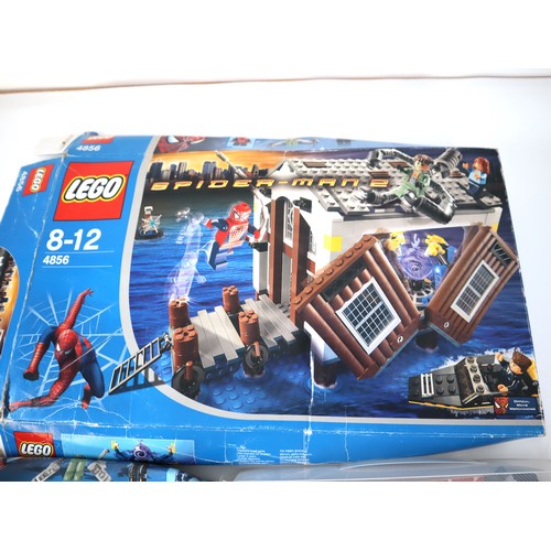 167 - LEGO Spiderman / Studios Sets - 4858, 1376, 4860, 4856