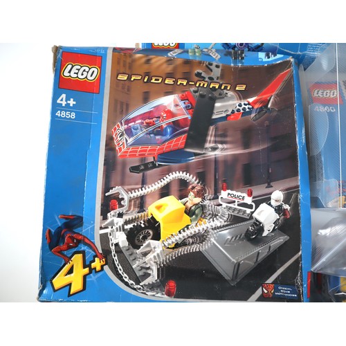 167 - LEGO Spiderman / Studios Sets - 4858, 1376, 4860, 4856