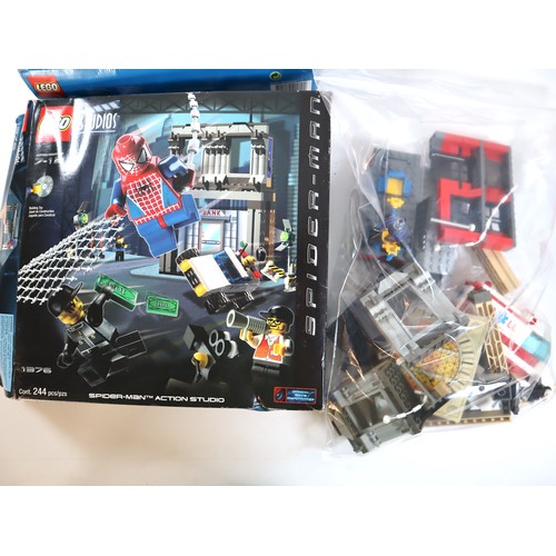 167 - LEGO Spiderman / Studios Sets - 4858, 1376, 4860, 4856