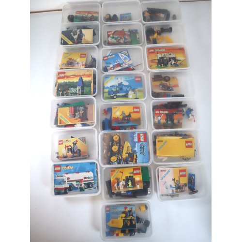 173 - LEGO - Collection of 22 various sets Castle, Space, City, Pirates etc