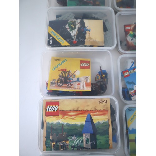 173 - LEGO - Collection of 22 various sets Castle, Space, City, Pirates etc