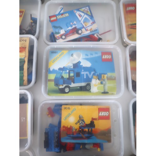 173 - LEGO - Collection of 22 various sets Castle, Space, City, Pirates etc