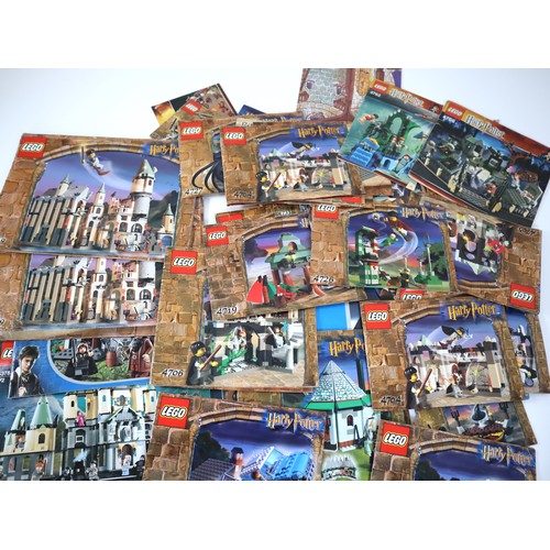 175 - LEGO - Job Lot of Harry Potter Instruction Booklets for various sets spanning the earlier sets of Ha... 