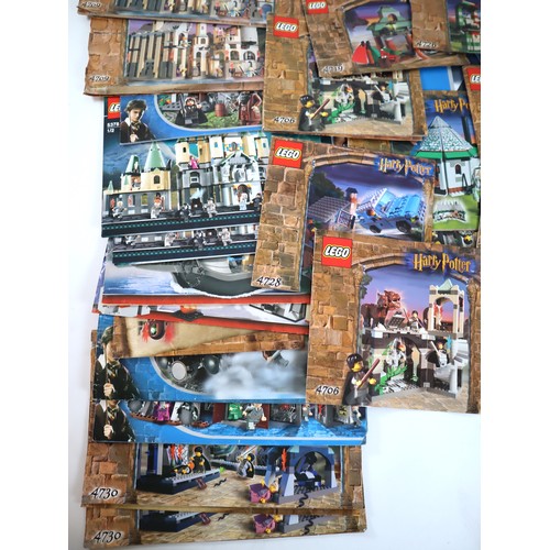 175 - LEGO - Job Lot of Harry Potter Instruction Booklets for various sets spanning the earlier sets of Ha... 