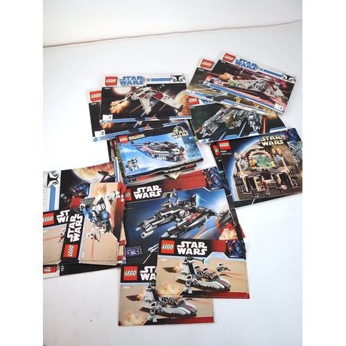 176 - LEGO Star Wars Collection of various instruction booklets from various sets from last 20 years +