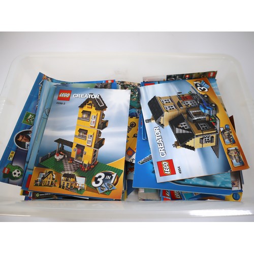 177 - LEGO - Large collection of Lego City Instruction Manuals / Booklets for various sets + others over 1... 