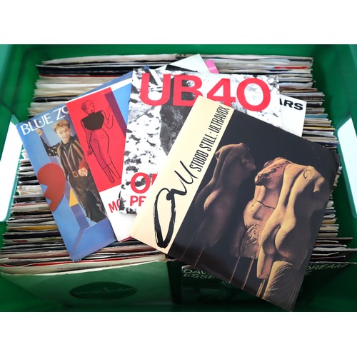 1 - Crate of 45 vinyl record's Pop