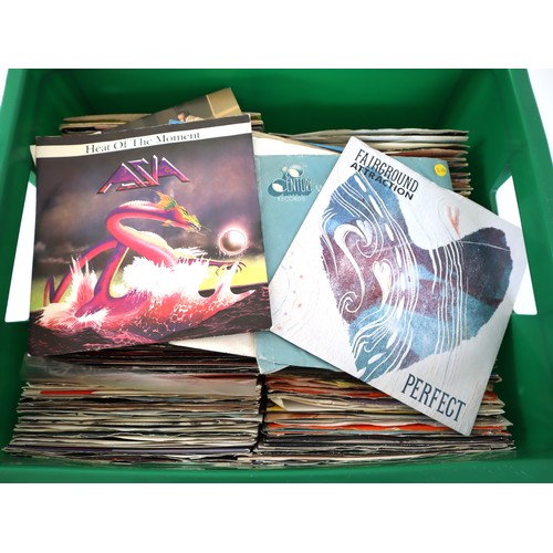 2 - Crate of 45's vinyl records Pop