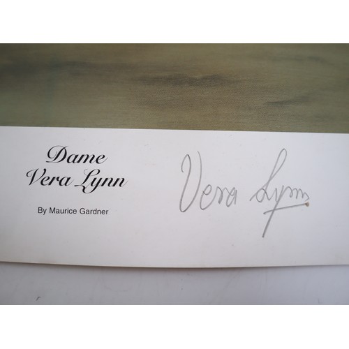 22 - Dame Vera Lynn by Maurice Gardner Print signed by Vera Lynn + 1st edition Vera Lynn Vocal Refrain Au... 