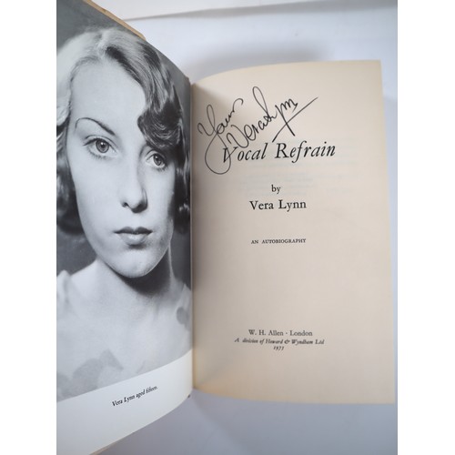 22 - Dame Vera Lynn by Maurice Gardner Print signed by Vera Lynn + 1st edition Vera Lynn Vocal Refrain Au... 