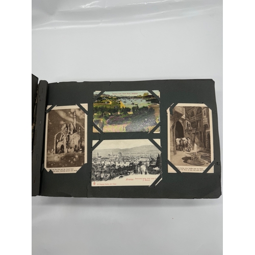 58 - Early 20th Century Postcard Album with approximately 700 various postcards of Social History / Locat... 