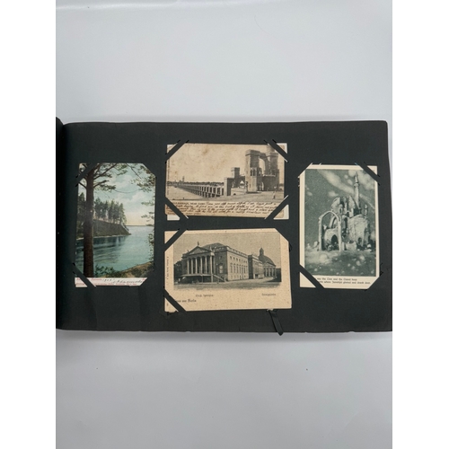 58 - Early 20th Century Postcard Album with approximately 700 various postcards of Social History / Locat... 