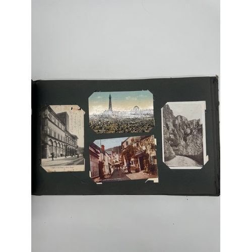 58 - Early 20th Century Postcard Album with approximately 700 various postcards of Social History / Locat... 