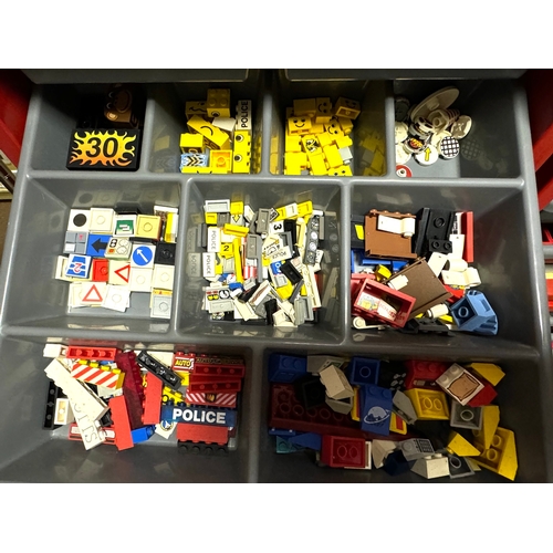 194 - 15 x Rare Vintage Large Official Lego Storage Tray Units 851917 - Wooden Storage Boxes with plastic ... 