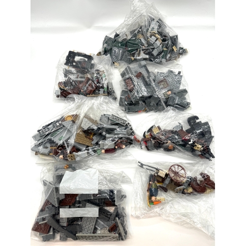 195 - Collection of early Lord of the Rings / The Hobbit sets with minifigures