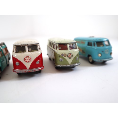 41 - Collection of Corgi & Dinky toys Mini's & VW Campers