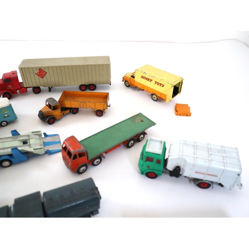 45 - Collection of Corgi & Dinky Toys commercial & heavy haulage die cast models