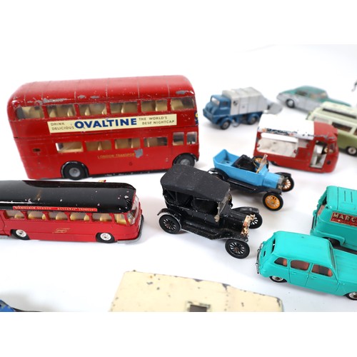 46 - Collection of die cast models including Corgi, Dinky, Norev, Spot On, Lesney