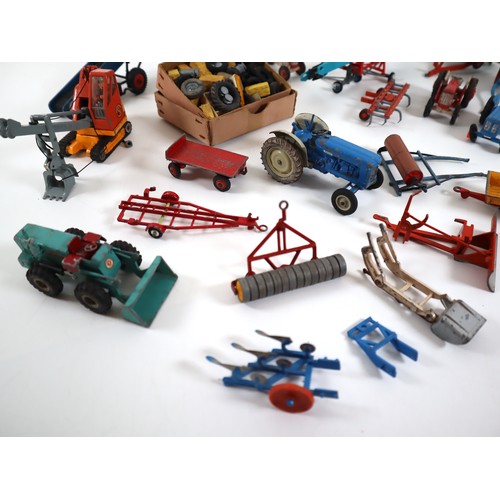 48 - Collection of Dinky & Corgi Toys agricultural and farming vehicles / equipment