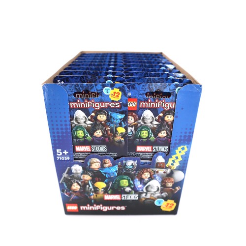 202 - Lego Minifigures Marvel Studios Series 2 Unused Shop Display of 36 Minifigures