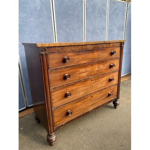 656 - Beautiful Antique Four drawer chest of drawers