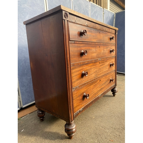 656 - Beautiful Antique Four drawer chest of drawers