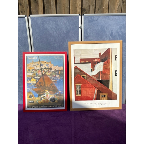 668 - Two interesting framed posters