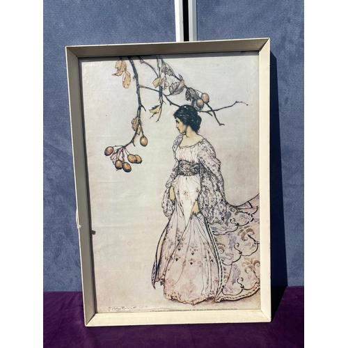 674 - Vintage poster print of 'The Lady' by Arthur Rackham