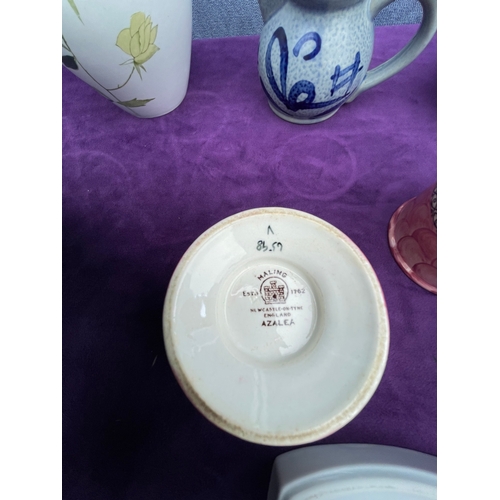 201 - Collection of art pottery and ceramics