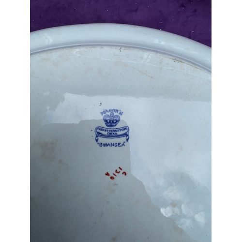 206 - Three decorative ceramic servic plates