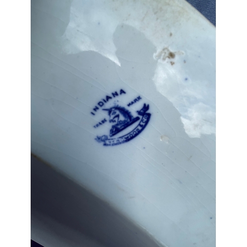 206 - Three decorative ceramic servic plates