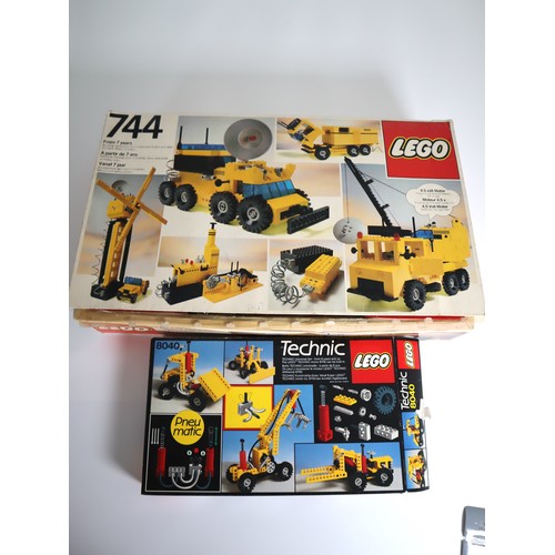 207 - Vintage Lego Technic Sets 744 & 8040 boxed